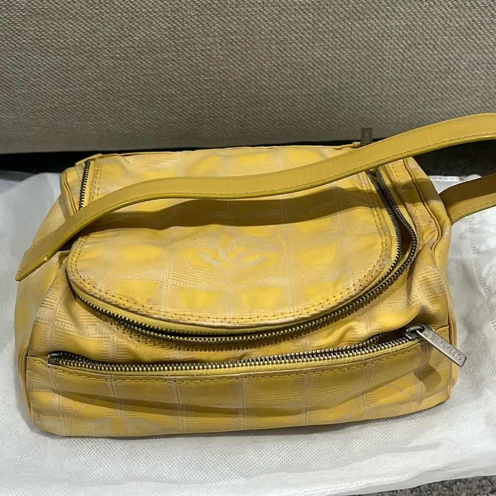 Chanel travel line make up bag